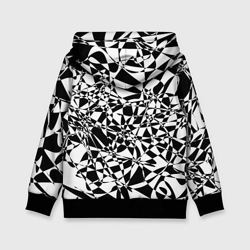 Детская толстовка Графика / 3D-Черный – фото 2