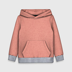 Детская толстовка Однотонный персиковый текстура