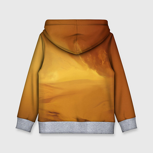 Детская толстовка Дюна - пустыня / 3D-Меланж – фото 2