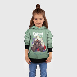 Толстовка-худи детская Максимус - Фаллаут, цвет: 3D-черный — фото 2