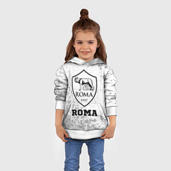Толстовка-худи детская Roma sport на светлом фоне, цвет: 3D-белый — фото 2