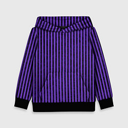 Детская толстовка Полосатый яркий фиолетовый