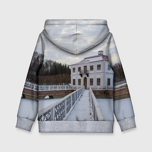 Детская толстовка Петергоф дворец Марли / 3D-Меланж – фото 2