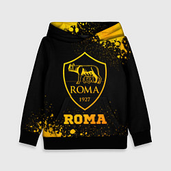 Толстовка-худи детская Roma - gold gradient, цвет: 3D-черный