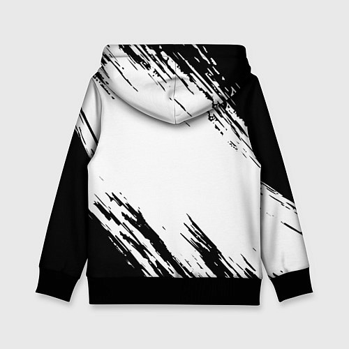Детская толстовка Juventus краски / 3D-Черный – фото 2