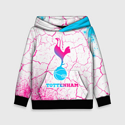 Толстовка-худи детская Tottenham neon gradient style, цвет: 3D-черный