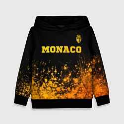 Толстовка-худи детская Monaco - gold gradient посередине, цвет: 3D-черный