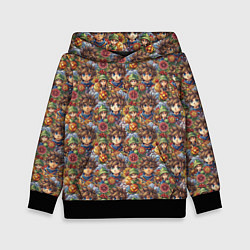 Детская толстовка Аниме парень паттерн