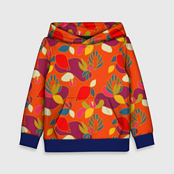 Детская толстовка Яркие ягодки-листочки