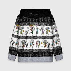 Детская толстовка Кокопелли - боги индейцев хайда