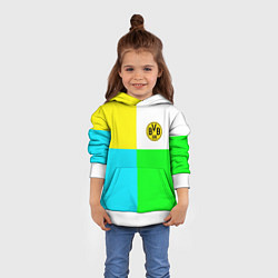 Толстовка-худи детская Borussia color cport, цвет: 3D-белый — фото 2