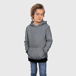 Толстовка-худи детская Отпечатки, цвет: 3D-черный — фото 2