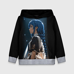 Толстовка-худи детская Рокси Наставница - Mushoku Tensei: Jobless, цвет: 3D-меланж