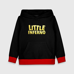 Толстовка-худи детская Little Inferno roglike, цвет: 3D-красный