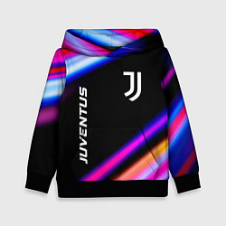 Толстовка-худи детская Juventus speed game lights, цвет: 3D-черный