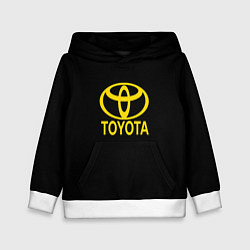 Толстовка-худи детская Toyota yellow, цвет: 3D-белый