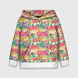 Детская толстовка Граффити с подтёками