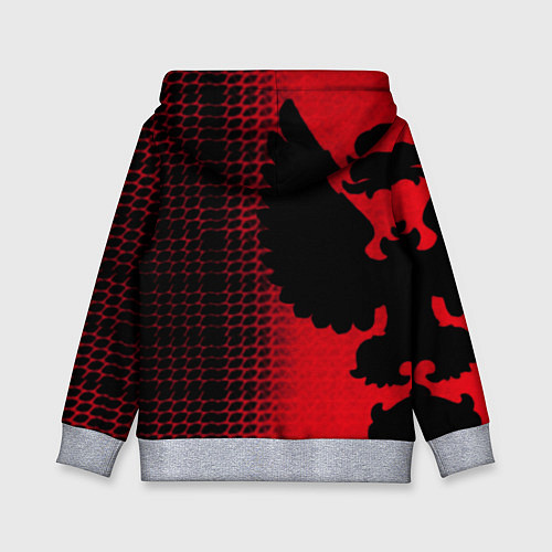 Детская толстовка Россия герб патриотический стиль / 3D-Меланж – фото 2