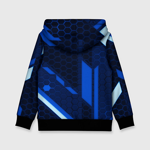 Детская толстовка Juventus sport geometry steel / 3D-Черный – фото 2