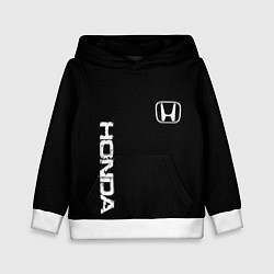 Детская толстовка Honda white logo auto