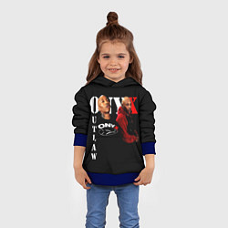Толстовка-худи детская Onyx outlaw, цвет: 3D-синий — фото 2