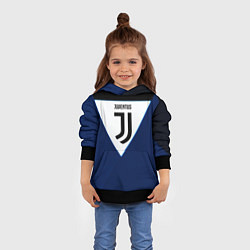 Толстовка-худи детская Juventus sport geometry color, цвет: 3D-черный — фото 2