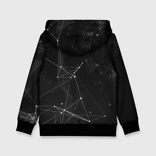 Детская толстовка Плексус чёрный / 3D-Черный – фото 2