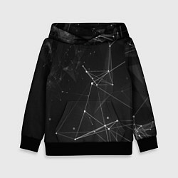 Детская толстовка Плексус чёрный