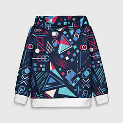 Детская толстовка Яркий абстрактный узор для спорта