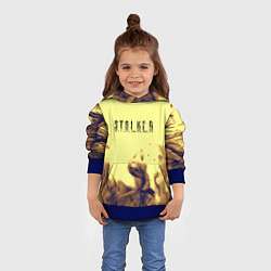 Толстовка-худи детская Stalker fire retro, цвет: 3D-синий — фото 2