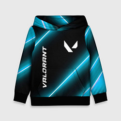 Детская толстовка Valorant неоновые лампы