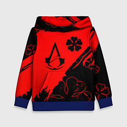 Толстовка-худи детская Assassins Creed logo clewer, цвет: 3D-синий
