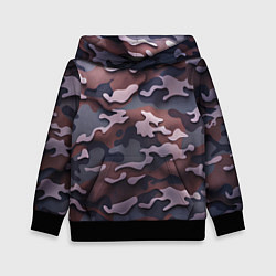 Детская толстовка Камуфляж-грязь