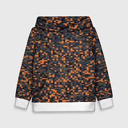 Детская толстовка Пиксели камуфляжная текстура