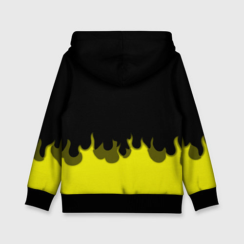 Детская толстовка Borussia fire fc / 3D-Черный – фото 2