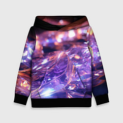 Детская толстовка Плавление абстрактных блестящих камней