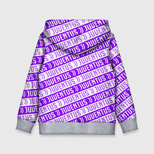 Детская толстовка Juventus pattern / 3D-Меланж – фото 2