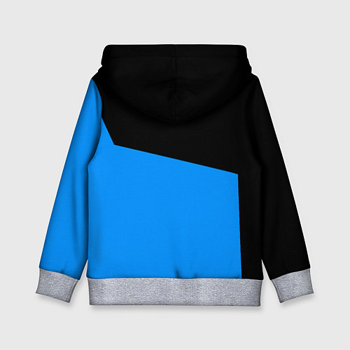 Детская толстовка Ювентус спорт геометрия / 3D-Меланж – фото 2