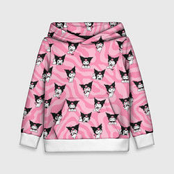 Детская толстовка Розовый паттерн Куроми