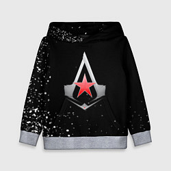 Толстовка-худи детская Assassins creed russia, цвет: 3D-меланж