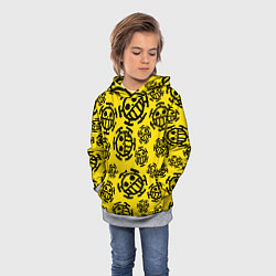 Толстовка-худи детская One Piece Trafalgar Law, цвет: 3D-меланж — фото 2
