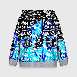 Толстовка-худи детская Marshmello fire, цвет: 3D-меланж