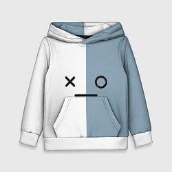 Толстовка-худи детская Van BT21, цвет: 3D-белый