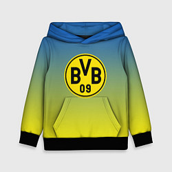 Толстовка-худи детская Borussia gradient, цвет: 3D-черный