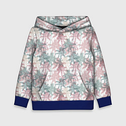 Детская толстовка Пальмы разноцветные