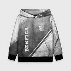 Толстовка-худи детская Benfica - grey gradient вертикально, цвет: 3D-черный