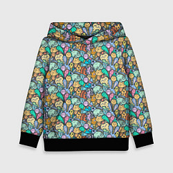 Детская толстовка Животные и узоры