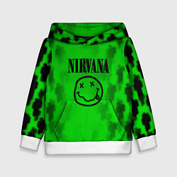 Толстовка-худи детская Nirvana x Billie, цвет: 3D-белый