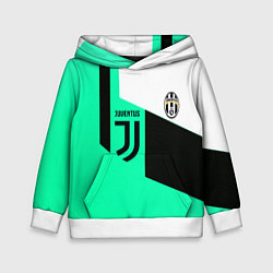 Толстовка-худи детская Juventus geometry, цвет: 3D-белый