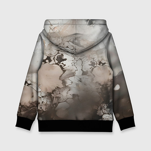 Детская толстовка Катрина в красном / 3D-Черный – фото 2